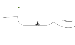 Halfpipe with ride