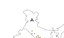 india map track