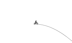 Downhill long jumps
