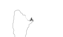 Down hill