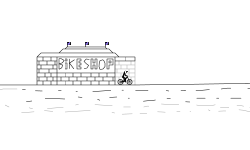 Bike shop track