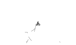 Falling twig