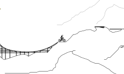 biker from mountain line