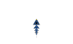 Blue Christmas Tree