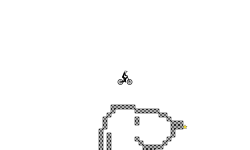 Snoopy's head pixel art