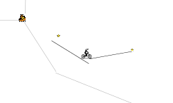 My first helicopter track