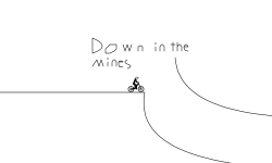 day in the mines