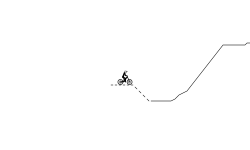 One curved line