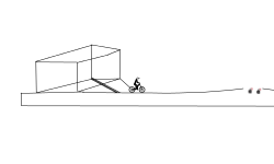 Track of bmx and mountian