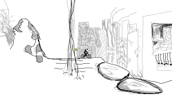 Messy use of brush/line tool