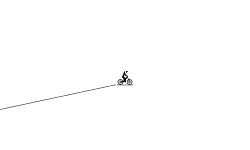 down hill