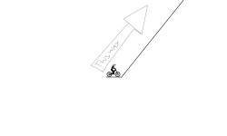 going up