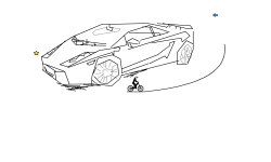 lambo sketch