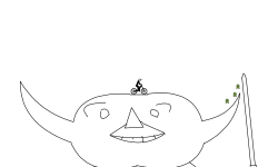 old snow Yoda