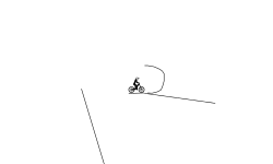 Hold left and up arrows