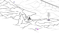 Natural escarpment