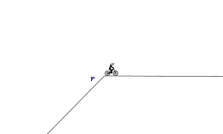 down hill