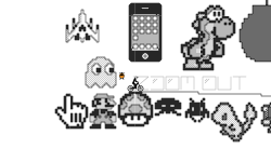 Trail of pixels