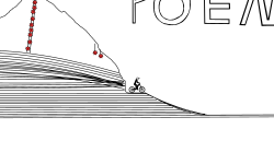 mountain and bomb