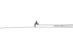 the boring ski track