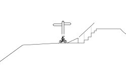 Bmx half pipe/track