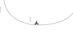 Upside down halfpipe