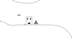 A rock and an outlet
