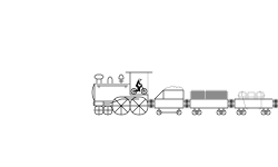 To the end of the train