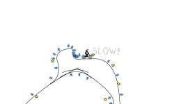 Sticky Lines Gravity Test