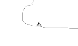 bumpy mountain bike ride