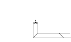 Track made with quadrilaterals