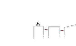 A couple jumps