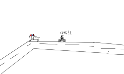 run from the cops
